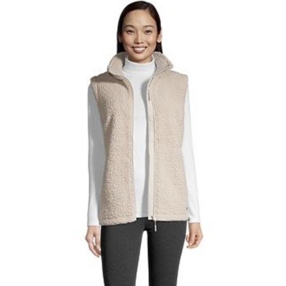 Beige Woods Sherpa Vest - Picture 3 of 8